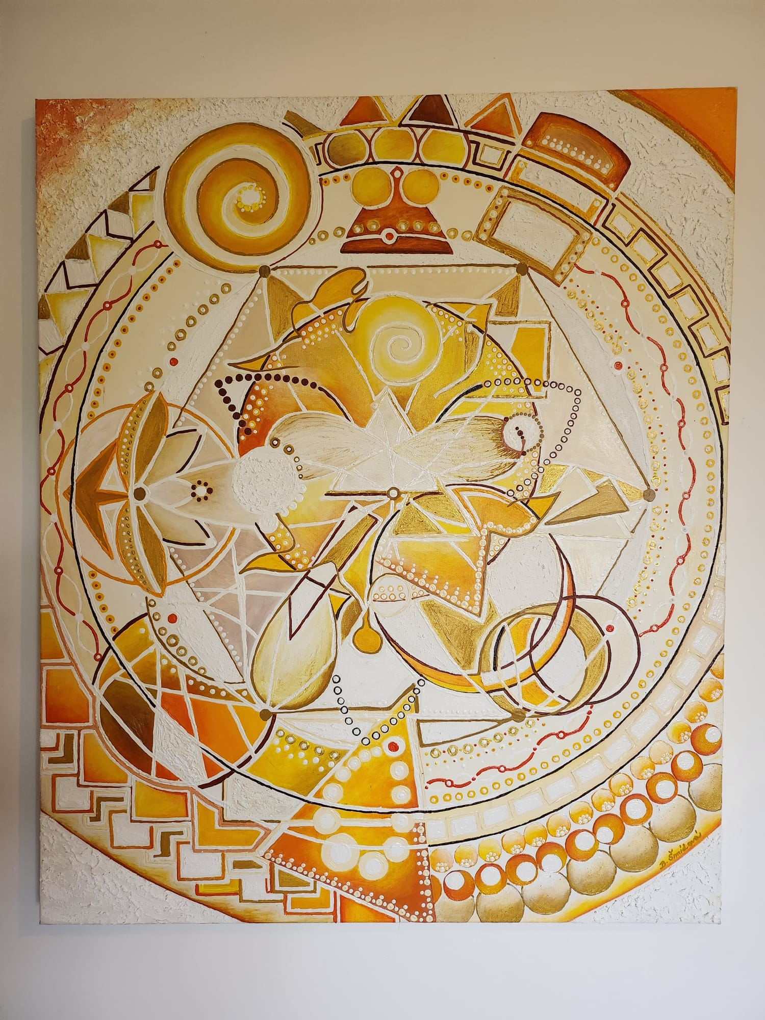Space gate 120x100cm Barbora Šmídová - Paintings