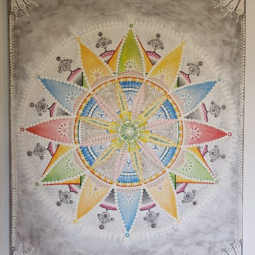 Cesta světla 120x100cm Barbora Šmídová - Obrazy