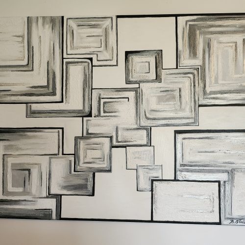 Mrazivá budoucnost 70x100cm Barbora Šmídová - Obrazy