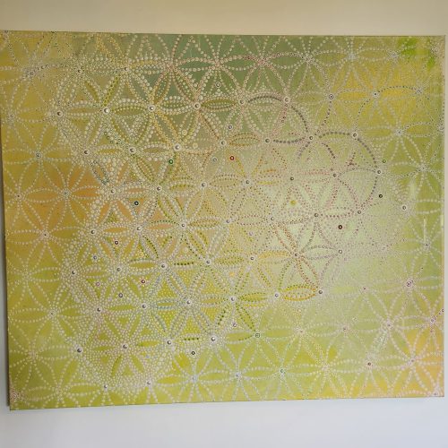 Nová zem 120x100cm Barbora Šmídová - Obrazy
