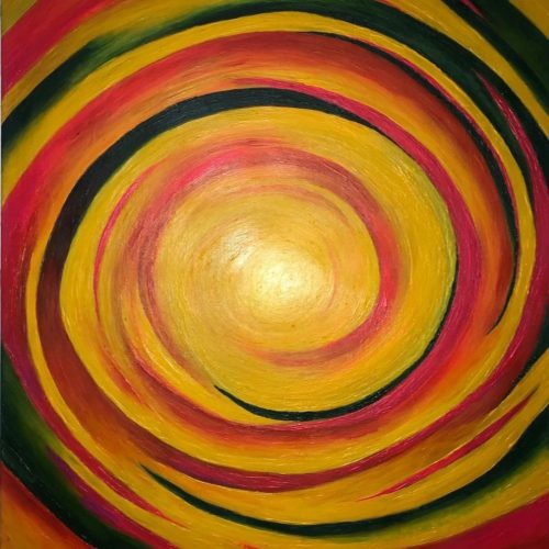 Ohnivý vír 80x60cm Barbora Šmídová - Obrazy
